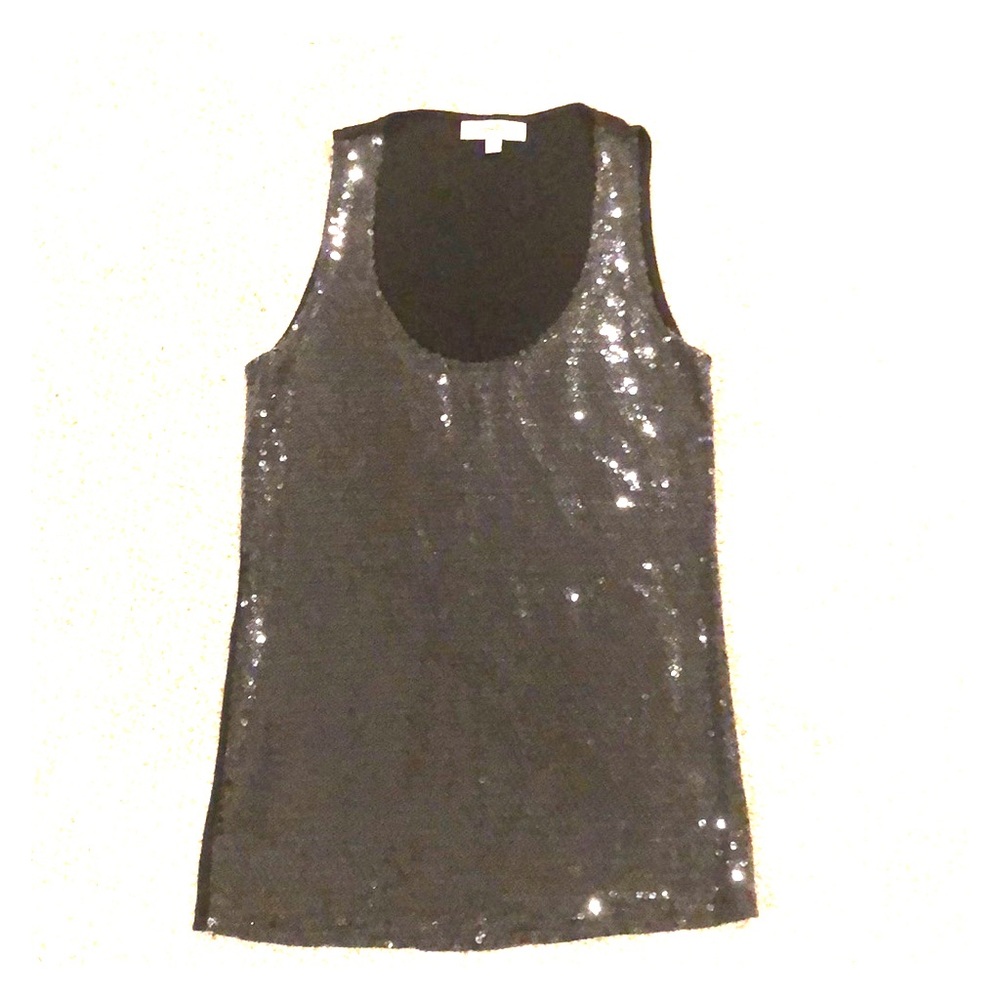 Sequined tank shirt